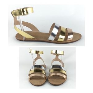 Loeffler Randall Ankle Strap Sandals Size 11